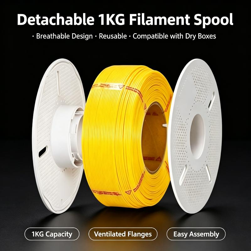 Abs Filament - 1 Stück abnehmbare, hitzebeständige ABS-Filamentspule, leer,