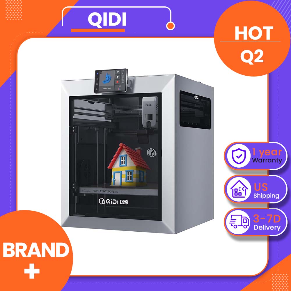 Enclosure 3D Printer - QIDI Q2 3D-Drucker – Präzisionsnivellierung, 600mm/s