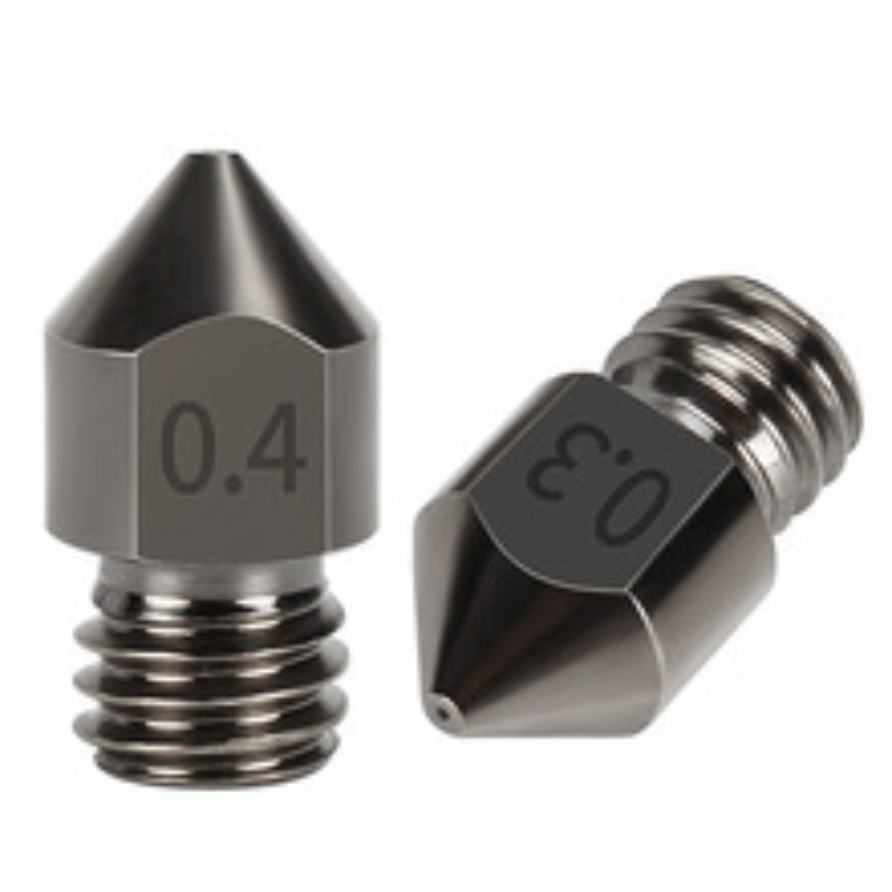 Printer Nozzle - 3D-Drucker MK8 Extruder-Düse, Superhartes Formstahlgehärtetes Stahlspitzen,