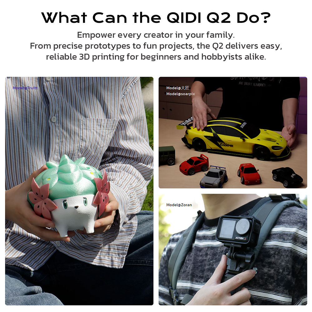 QIDI Q2 3D-Drucker – Präzision – Enclosure 3D Printer Bewertung und Preis