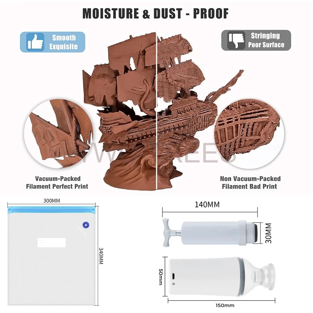 3D-Druck Vakuumbeutel Filament – Tpu Filament Bewertung und Preis